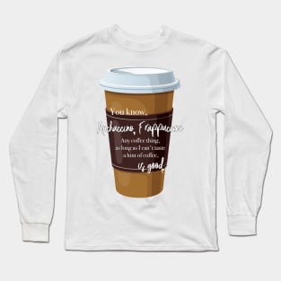 Mochaccinio Frappuccino Long Sleeve T-Shirt